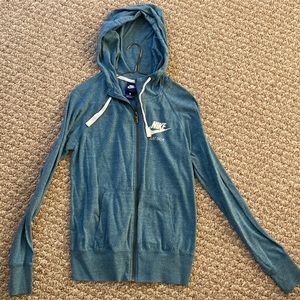 Nike Blue Zip Up Jacket